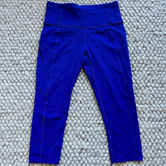 Lululemon Fast and Free Crop II 19" *Non-Reflective - Picture 2 of 6